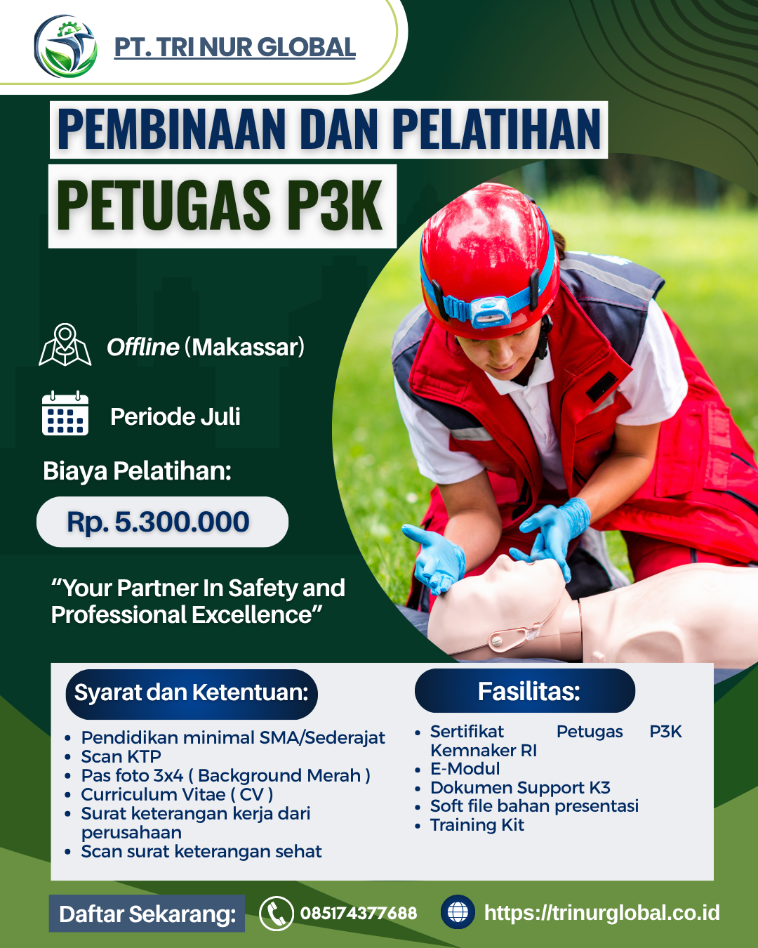 Poster Petugas P3K KEMNAKER